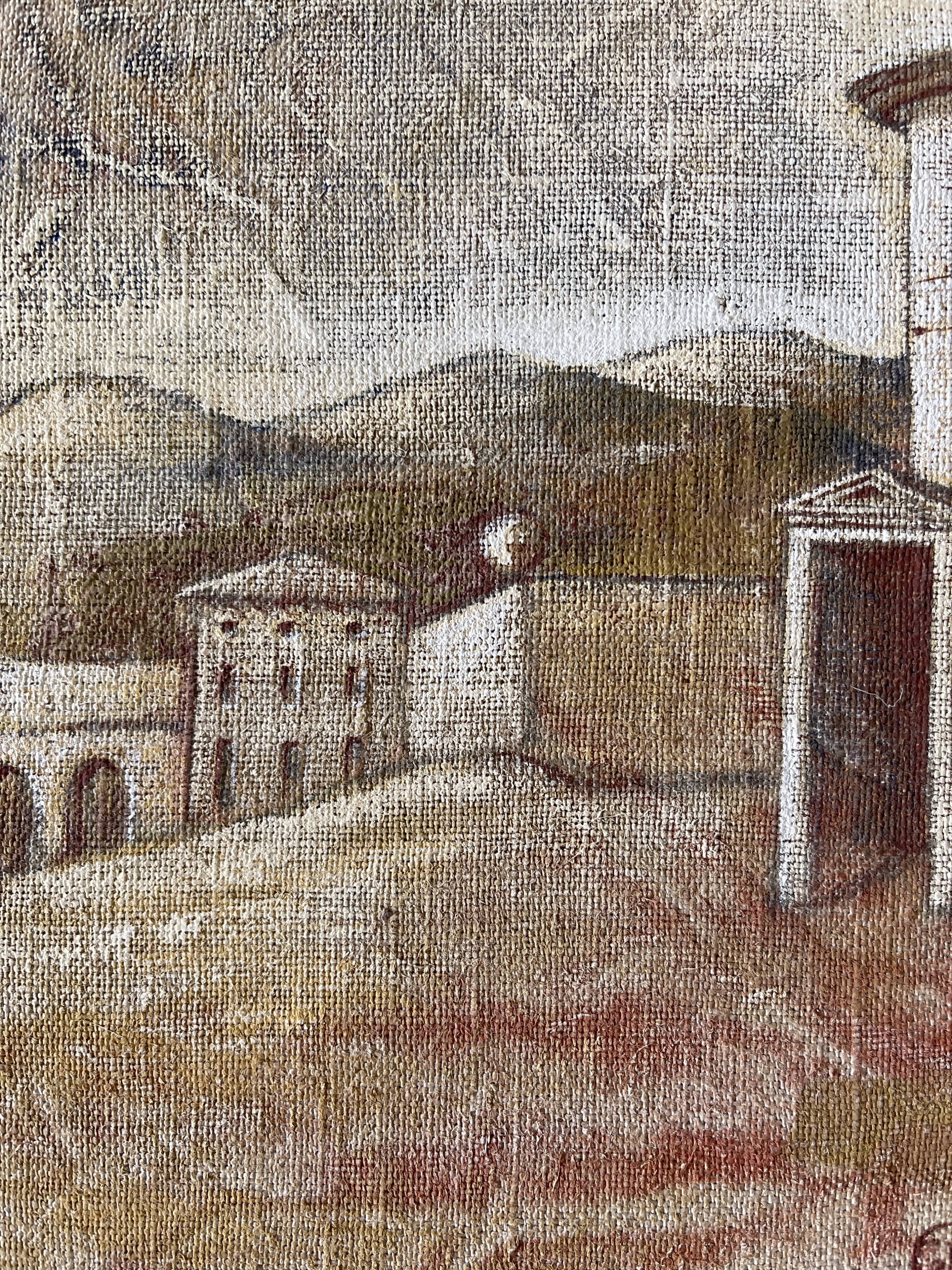 Oil on canvas contemporary landscape, signed Gouny et Marange