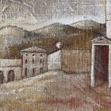 Oil on canvas contemporary landscape, signed Gouny et Marange