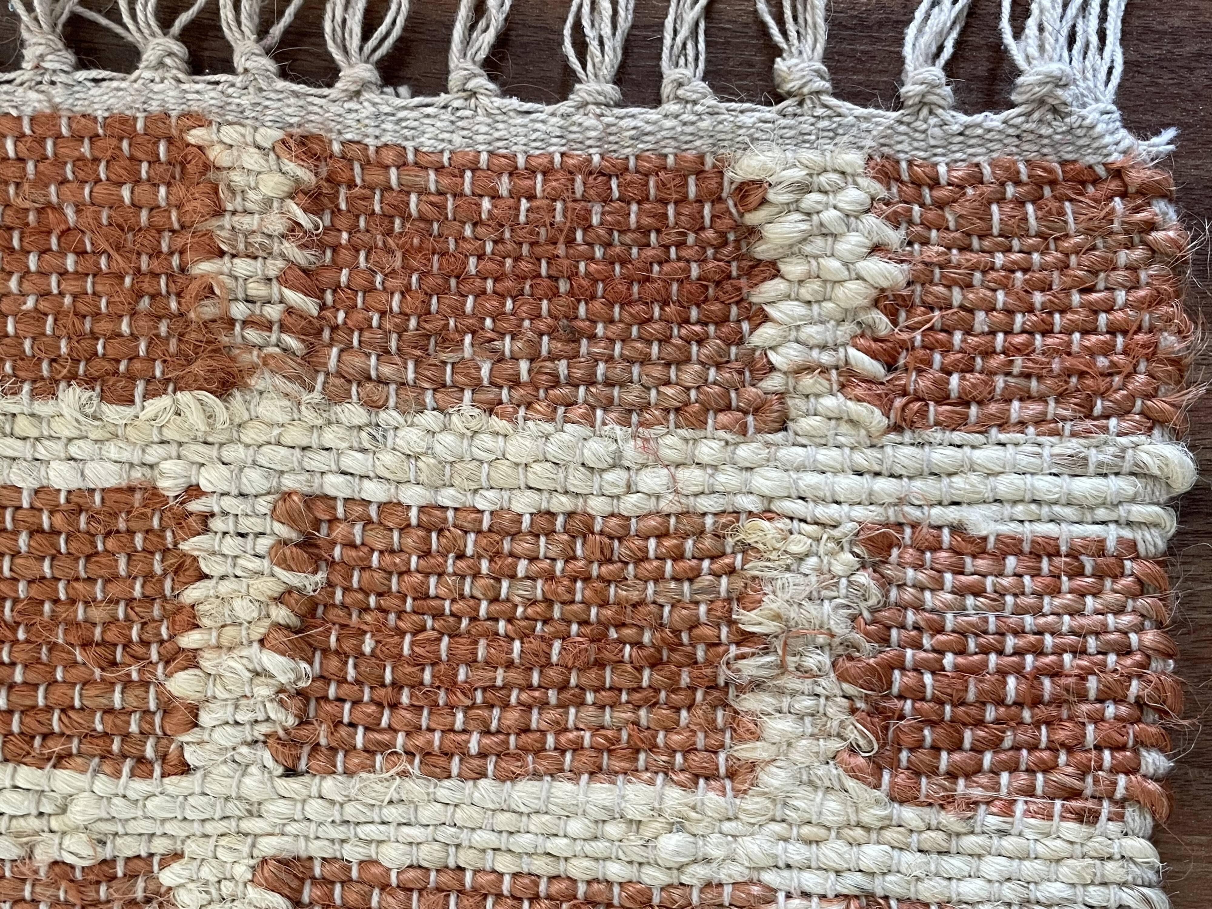 Tapis de coton chanvre tissé à la main décoration intérieure, tapis indien traditionnel \ tapis.