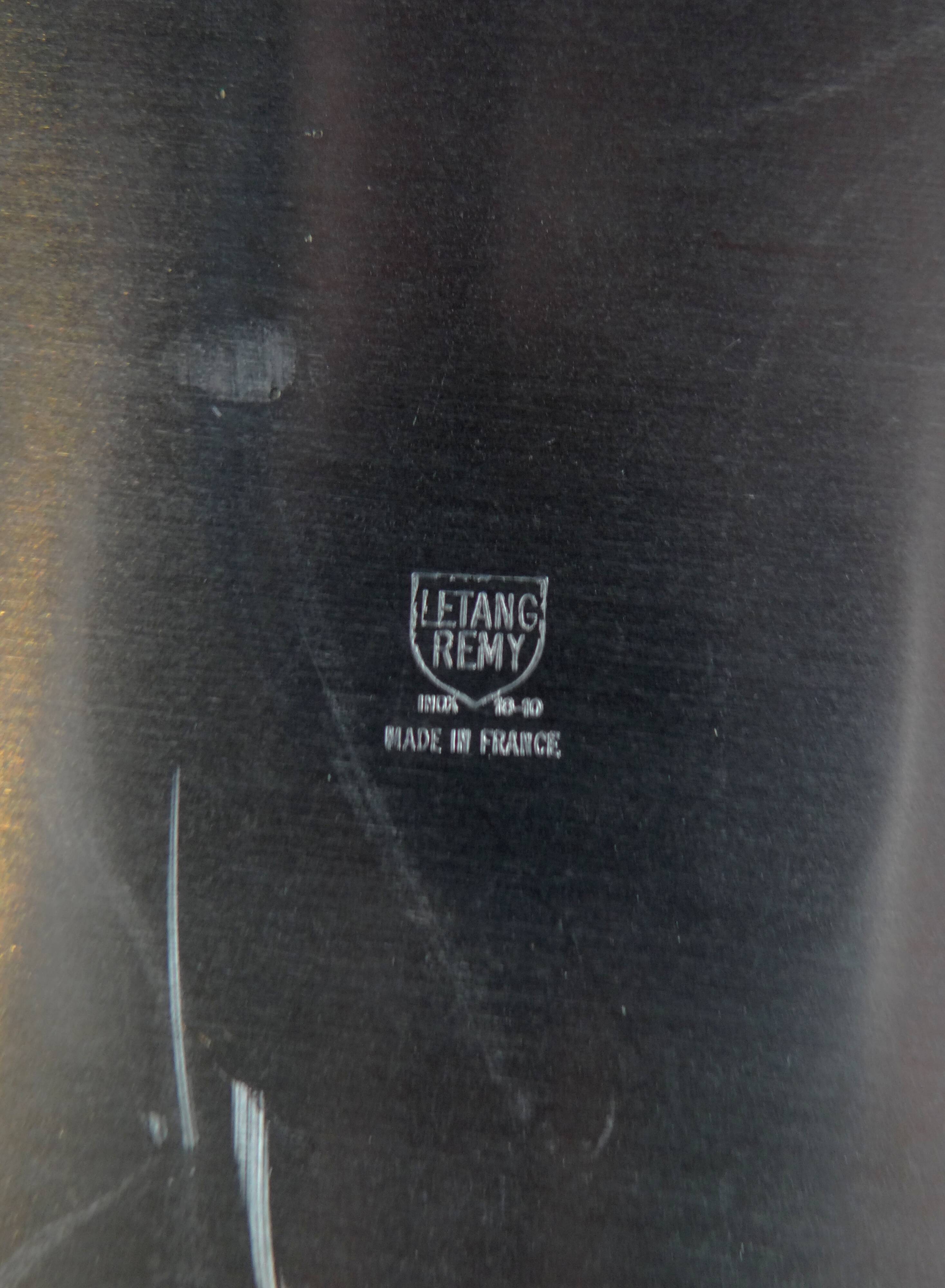 Vintage 1970s stainless steel champagne bucket by Létang Rémy