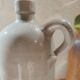 Bouteille en grès beige