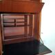 Armoire vintage en bois rouge style scandinave