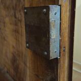 Low buffet with a curved front from the Louis Philippe period in walnut.