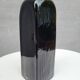 Wabi-Sabi glass vase with burnt wood mold