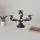 Old enamelled cast iron chandelier