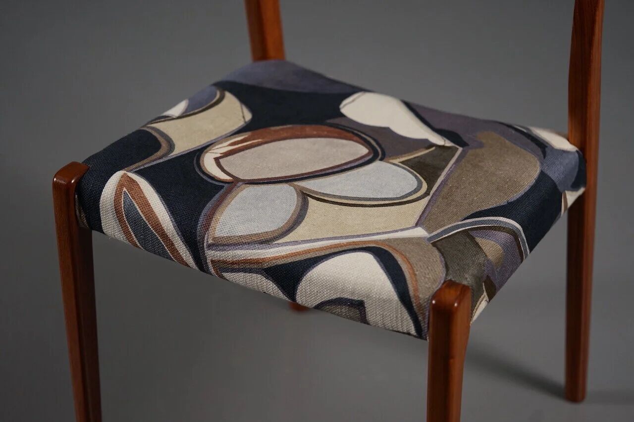 Chaise modèle 71 en teck de Niels Otto Møller pour JL Møllers