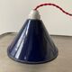 Lot 3 old blue conical enamel suspensions