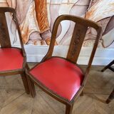 Art deco gondola chairs