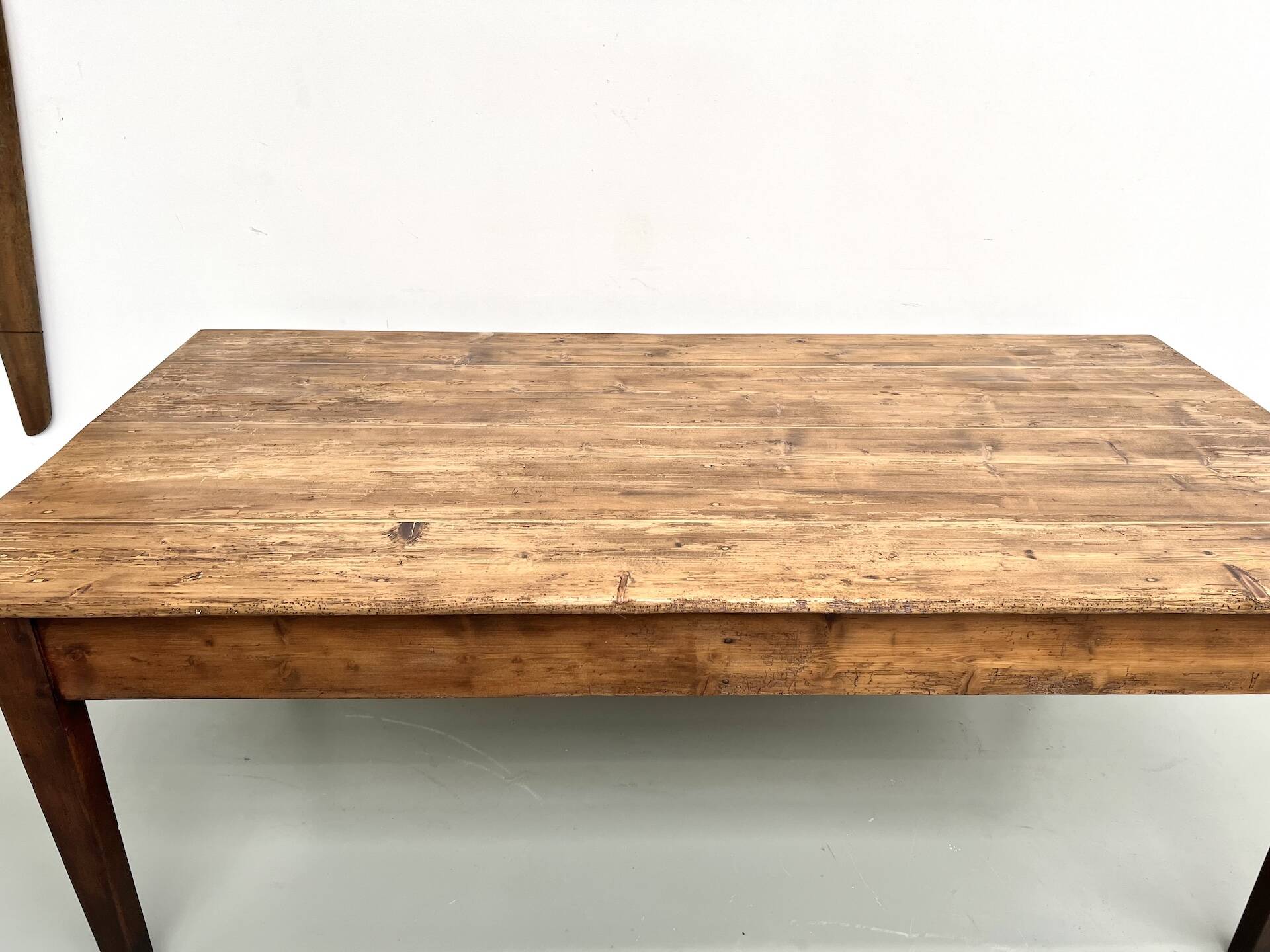 Table de ferme en pin, années 50