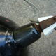 Suspension lampshade lacquered metal industrial style, retro 1950s