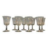 Set of 8 Luminarc wine glasses