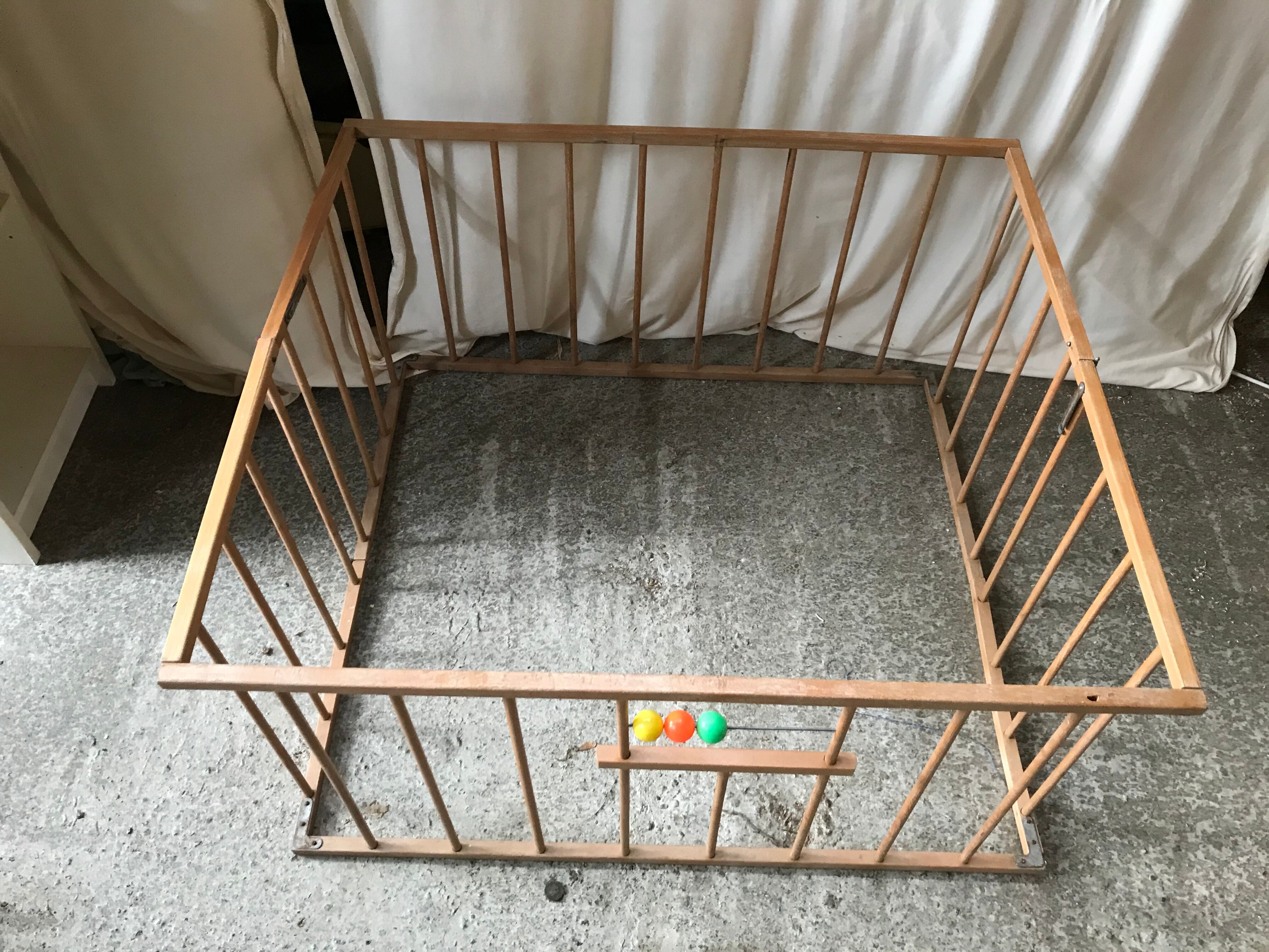 Former wood structure baby park