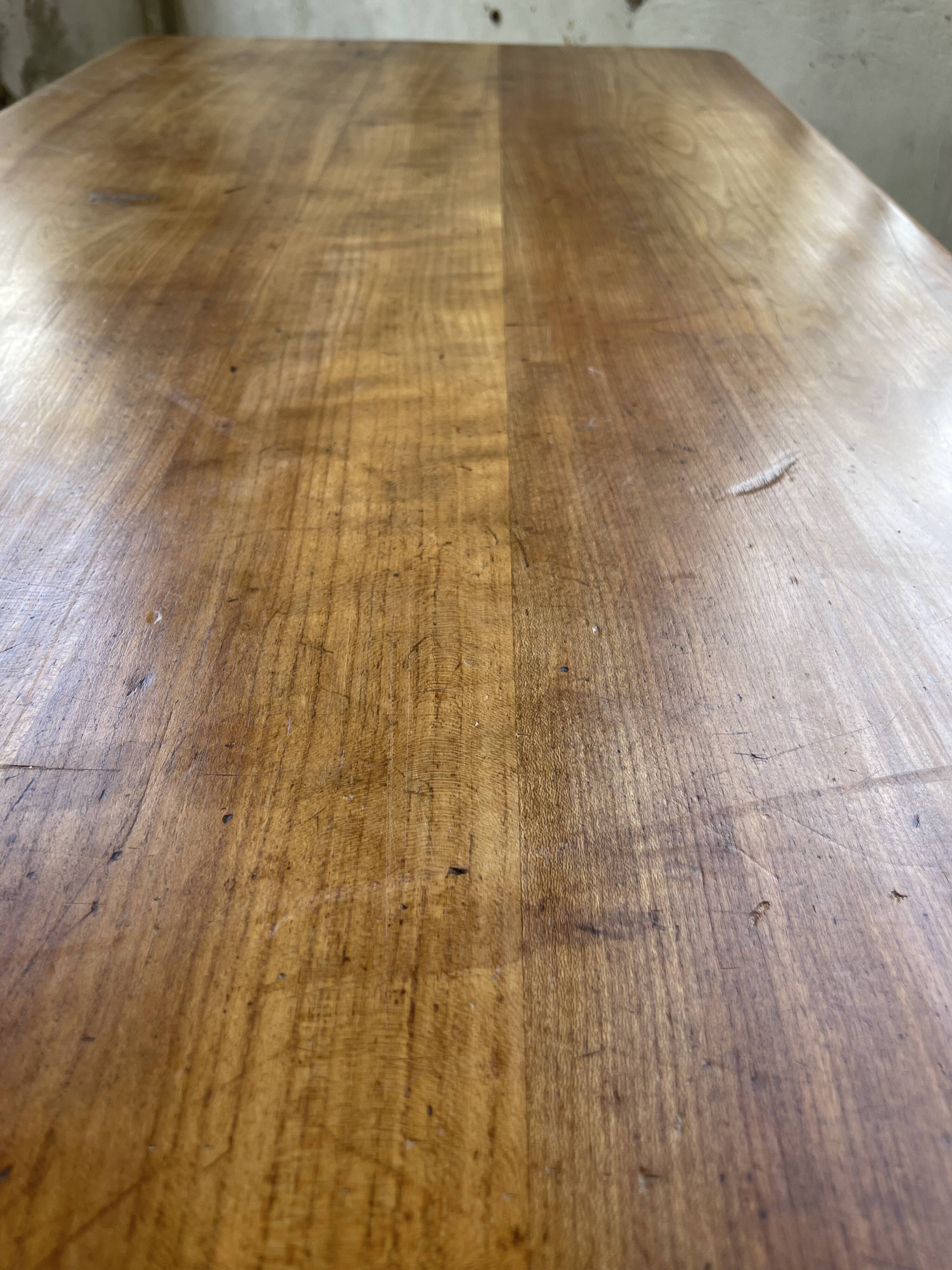 Walnut farm table 185 cm