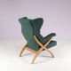1980s Fiorenza high back easy chair by Franco Albini for Arflex Italy