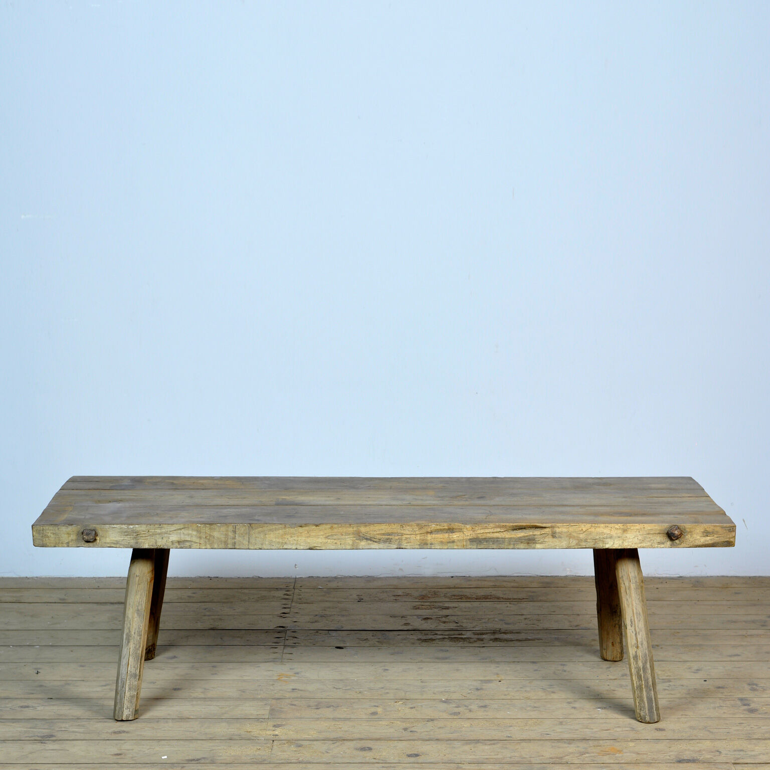 Vintage oak butcher's farmtable, 1930s