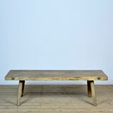 Vintage oak butcher's farmtable, 1930s