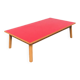 Mid-Century Red Coffee Table, Belgium, 1950s