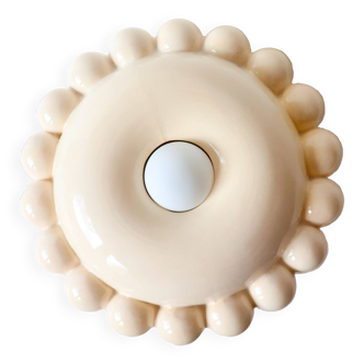 Luna Small Butter White Wall Lamp