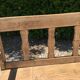 19th 10th wood oak back bench