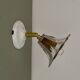 Vintage glass tulip wall light