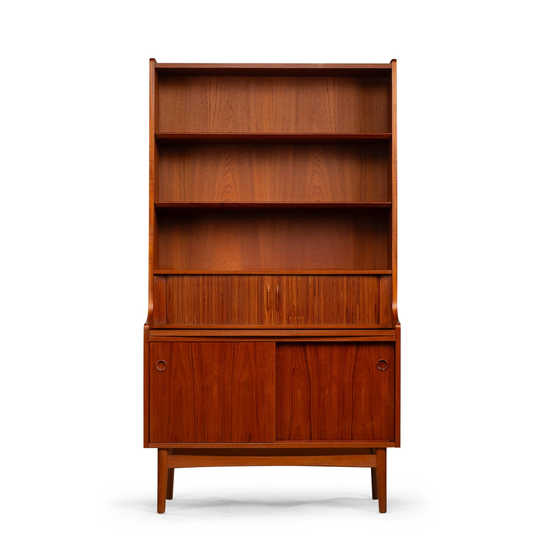 Danish Teak Secretaire by Johannes Sorth for Bornholms Mobelfabrik, 1960s