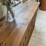 Row of pine loom furniture