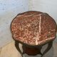 Napoleon III Mahogany and Marble Healing 20th Century Leg Tablet