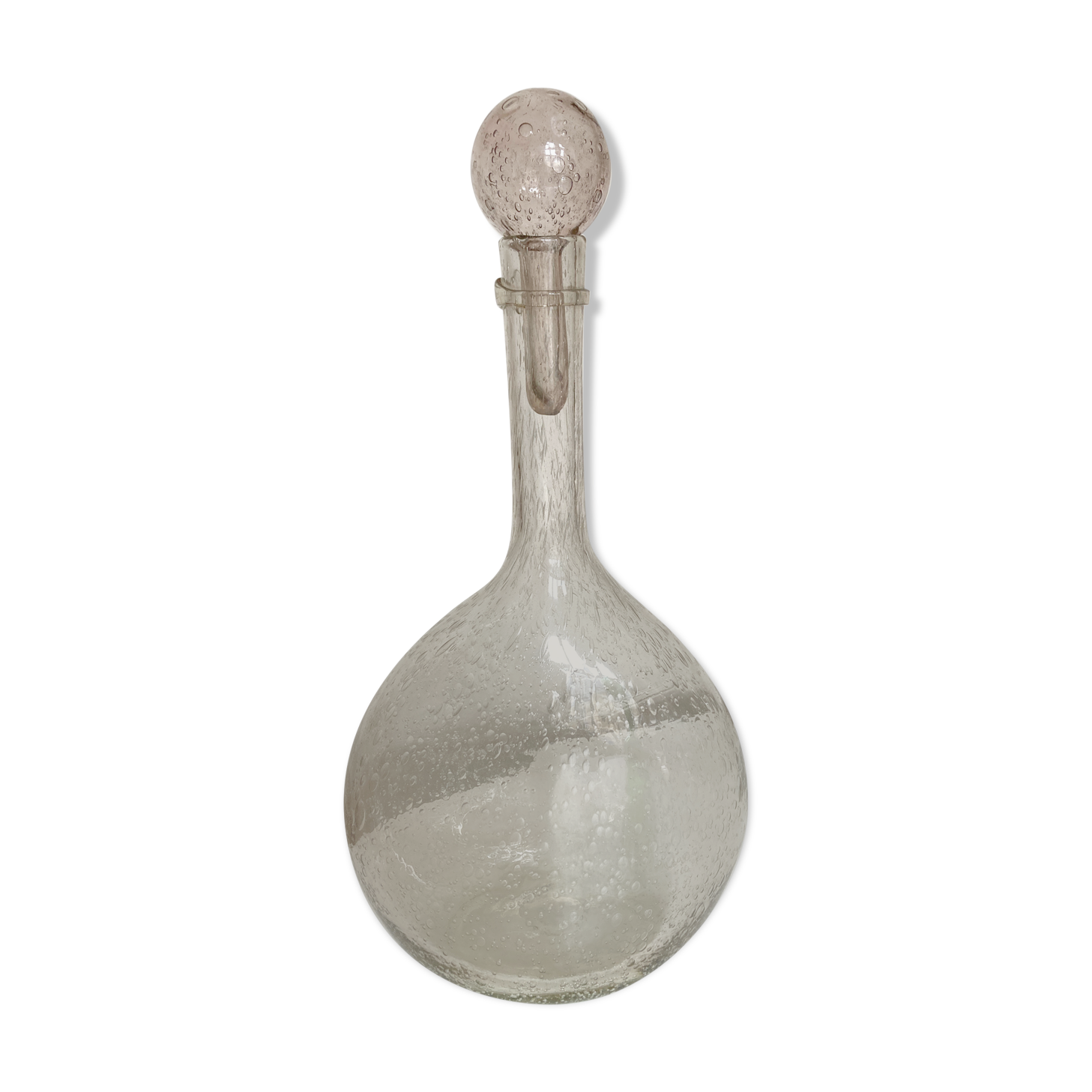 Product BHV XXL bottle in pink bubbled glass sands