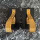 Pair of Modernist Gold Starry Bookends