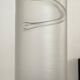 Vintage frosted glass vase 70s
