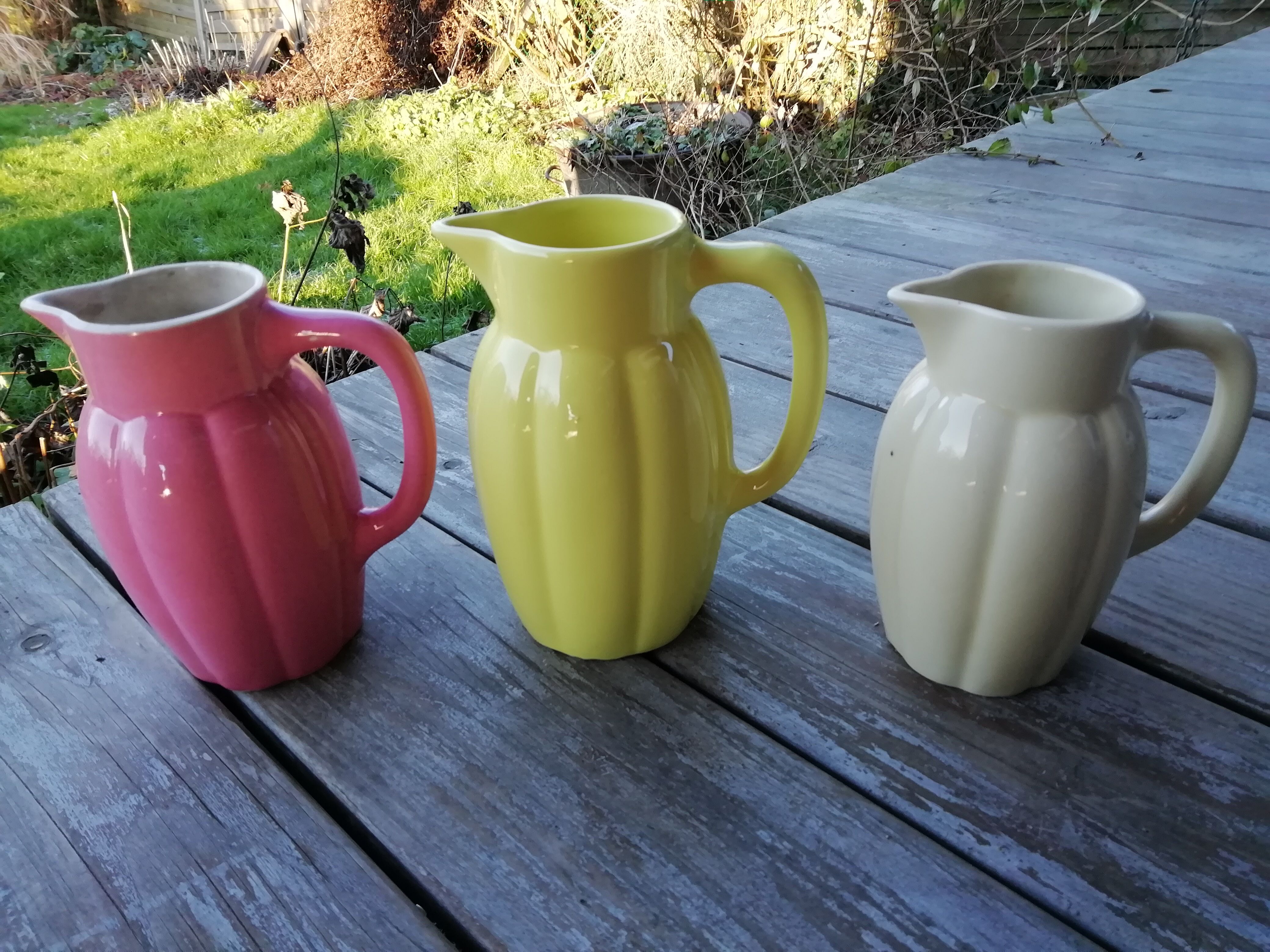 Lot of teapot sarreguemines