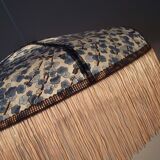 Japanese paper hanging lamp with fringe "Mona"