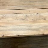 Solid walnut farmhouse table, stripped and varnished