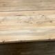 Solid walnut farmhouse table, stripped and varnished