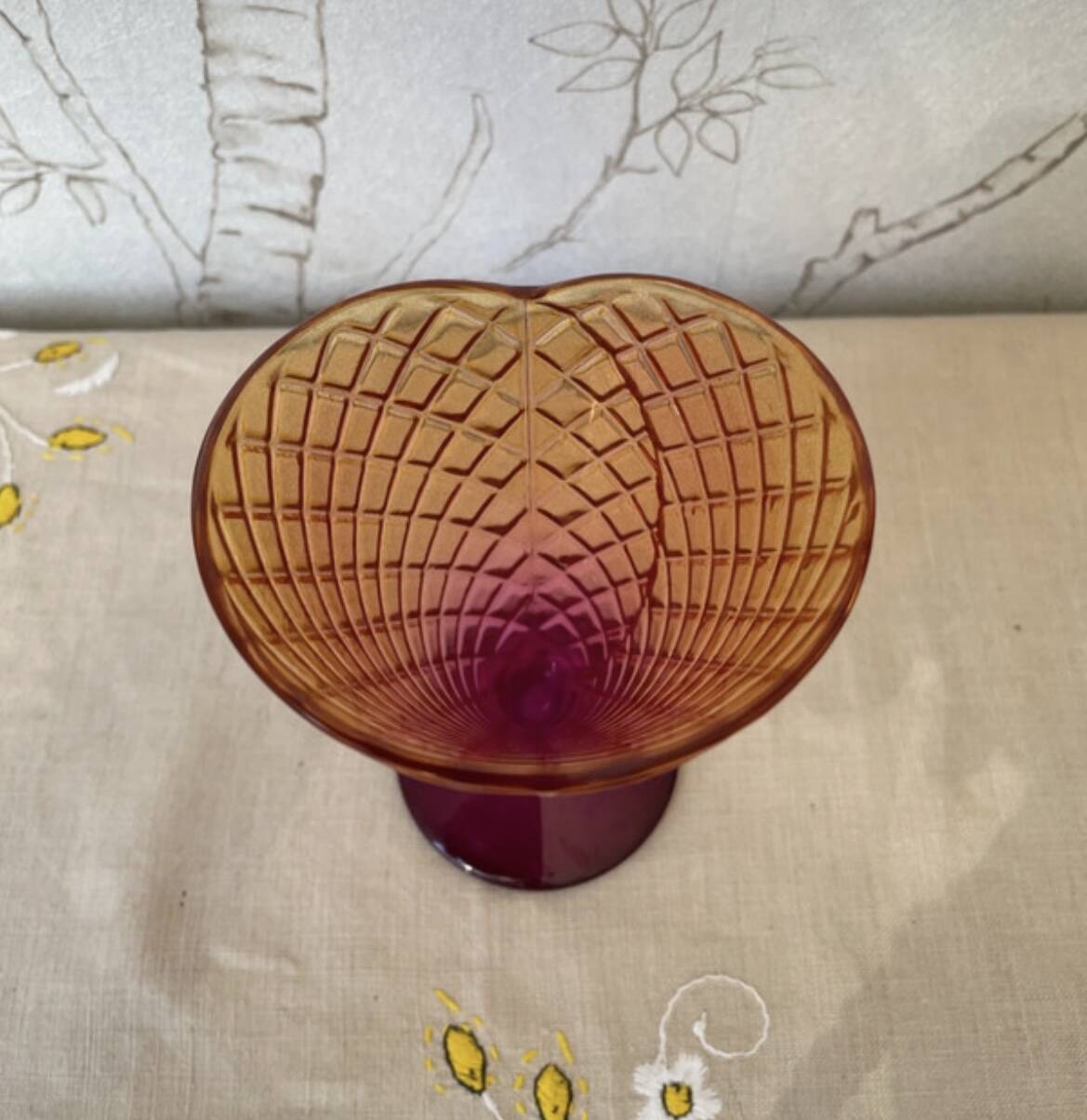 5 vintage Bormioli Rocco ice cream cups