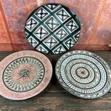 3 Vallauris Robert Picault plates