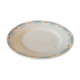 19th century Longwy blue and orange iron clay dish