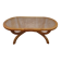Coffee table from Réunion Island, tamarind wood and rattan.