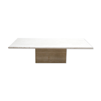 Vintage travertine coffee table