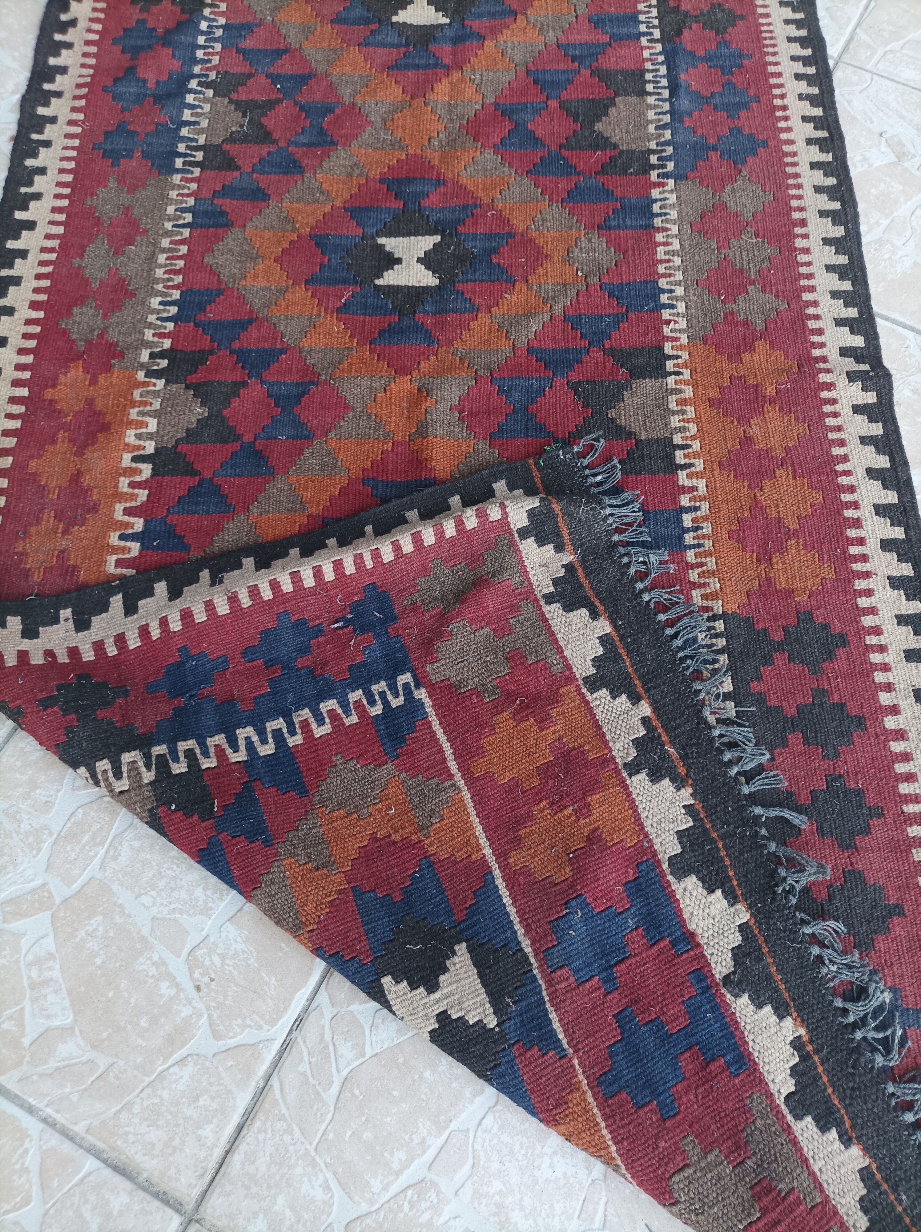 Vintage Kilim rug 200 x 97