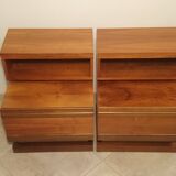 Paire de chevets scandinave teck année 70 simat doubinski