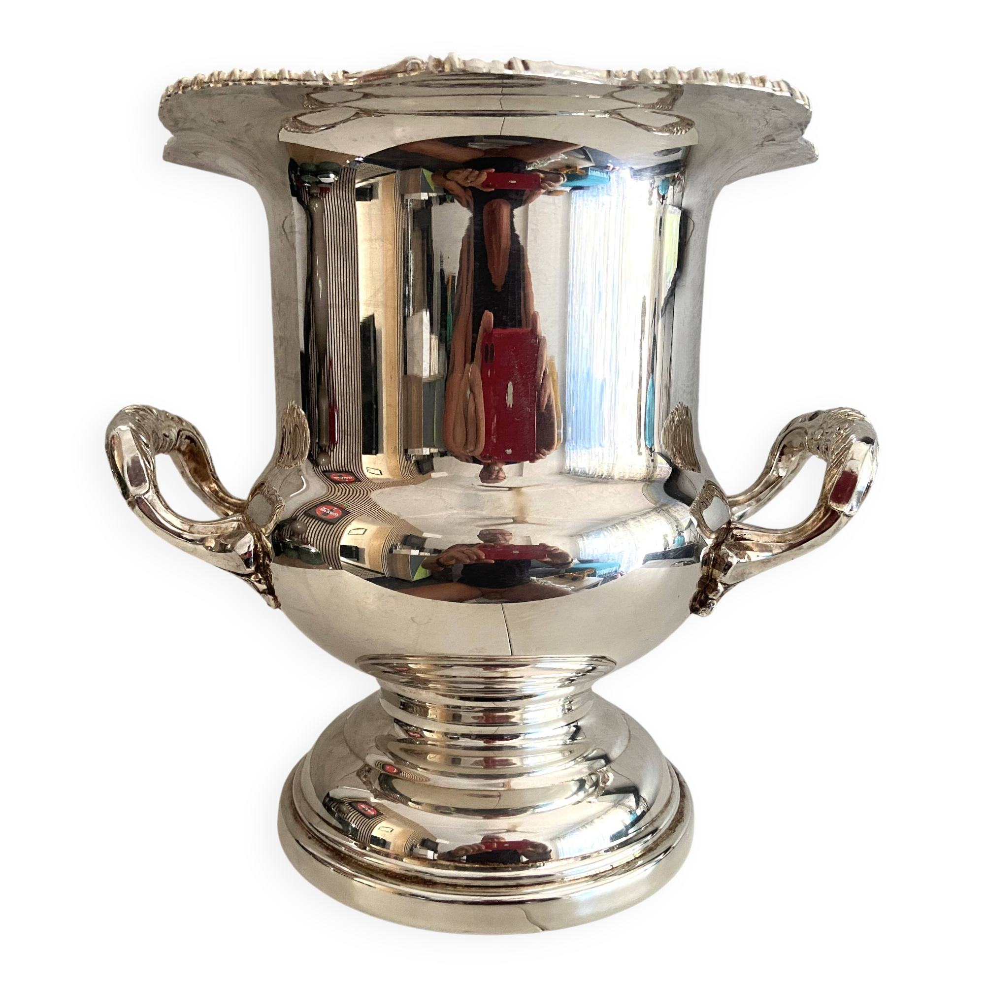 Champagne Ice Bucket Cooler Silver Plated Viners Taiwan Medici