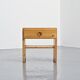 Pair of bedside tables from Arcs in solid pine, circa 1975.