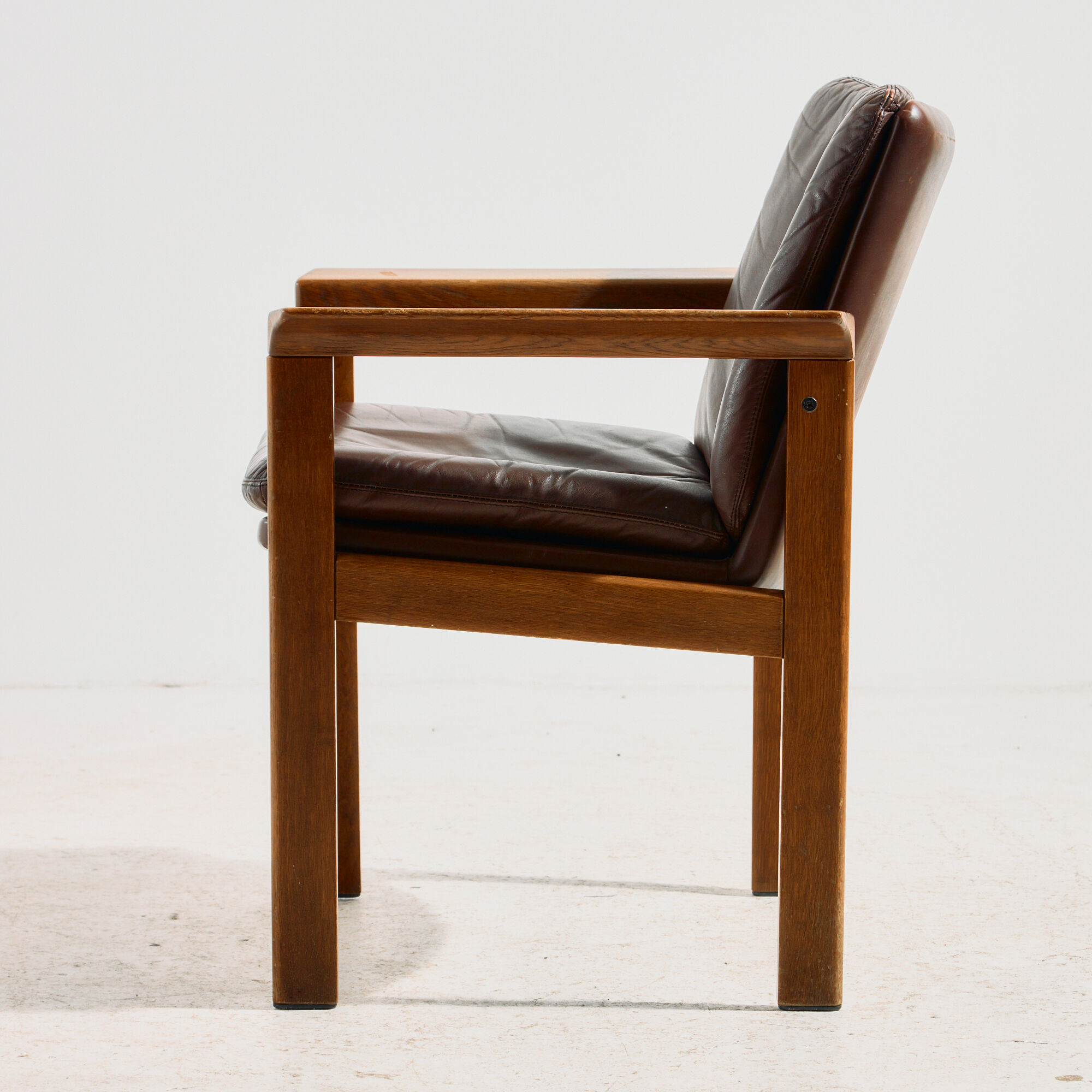 Oak armchair by Laszlo Mazák for Wiesner-Hager