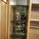 Bahut high in solid alder with bar