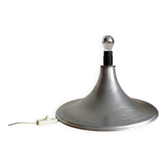 Designer lamp in chromed metal, 1970s