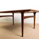 Table de repas Danoise, extensible, en Teck 1960 par Johannes Andersen 1960