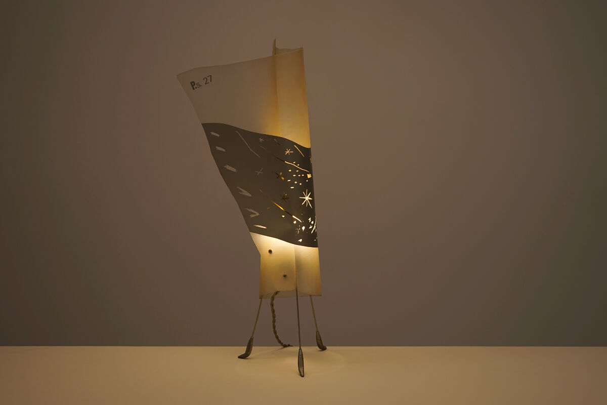 Postmodern TRIPOD LAMP PS 27 circa 1980