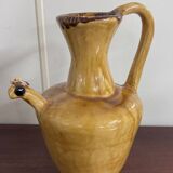 Jug, pitcher, ceramic lady with a glazed finish.