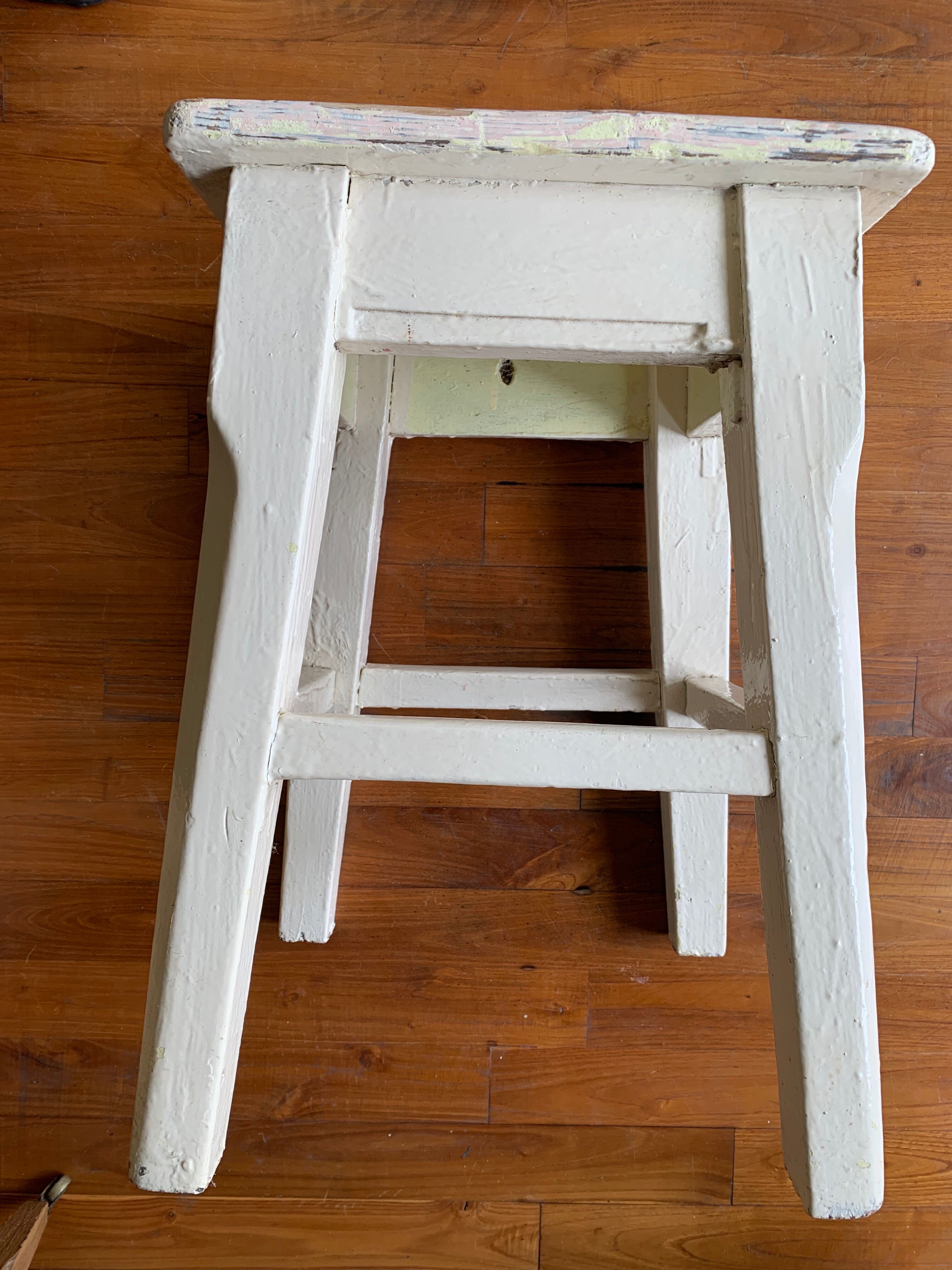 Old farm stool